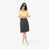 Gonna midi in flanella plissettata da donna Gonna midi in flanella plissettata da donna