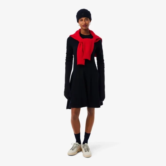 Guanti da donna in jersey di lana Guanti da donna in jersey di lana
