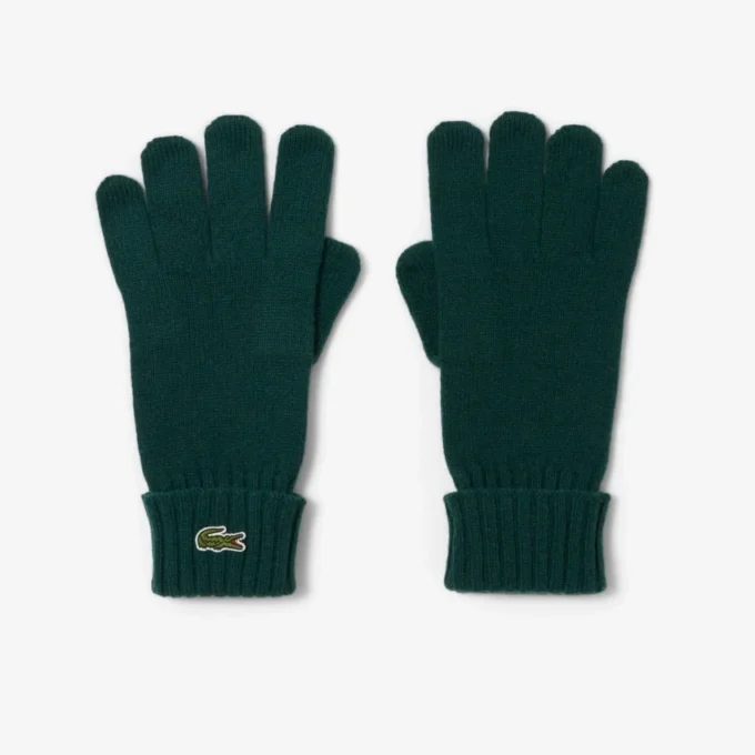 Guanti unisex in jersey di lana