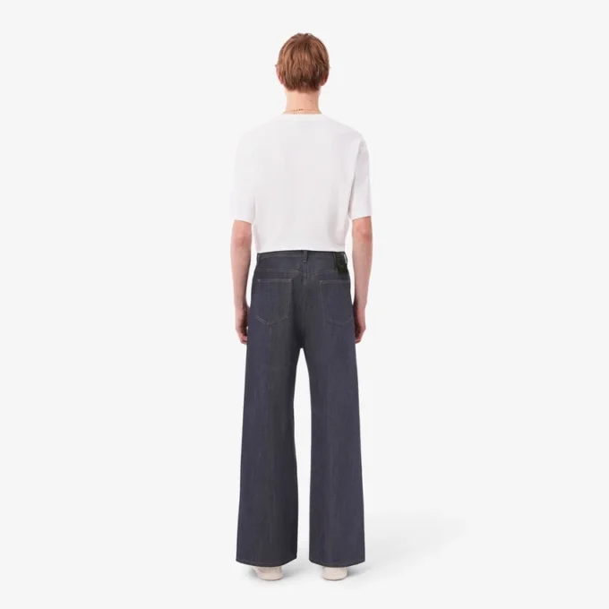 Jeans da uomo a gamba larga con bordino Jeans da uomo a gamba larga con bordino
