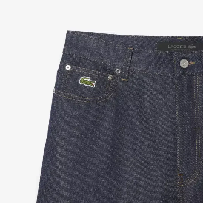 Jeans da uomo a gamba larga con bordino Jeans da uomo a gamba larga con bordino