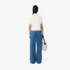 Jeans in denim a gamba larga da donna Jeans in denim a gamba larga da donna
