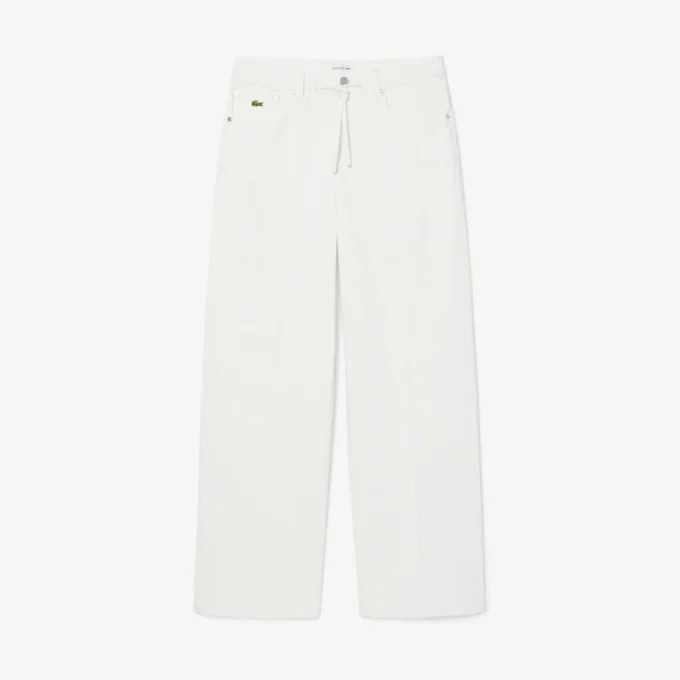 Jeans in denim a gamba larga da donna Jeans in denim a gamba larga da donna