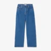 Jeans in denim a gamba larga da donna Jeans in denim a gamba larga da donna