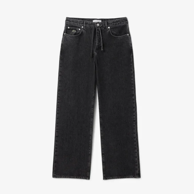 Jeans in denim a gamba larga da donna Jeans in denim a gamba larga da donna