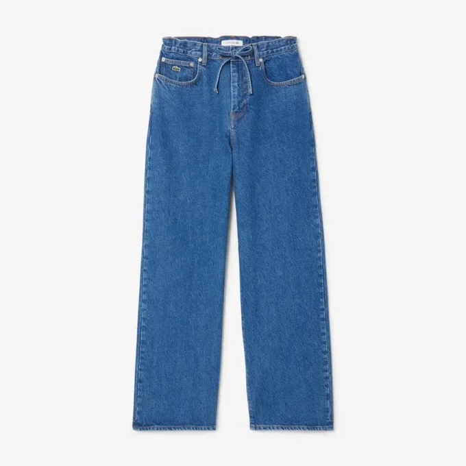 Jeans in denim a gamba larga da donna Jeans in denim a gamba larga da donna