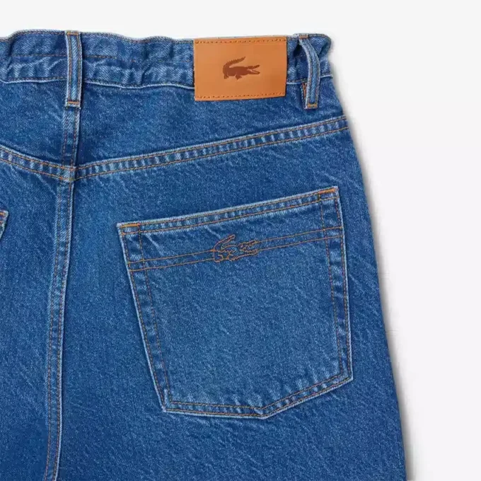 Jeans in denim a gamba larga da donna Jeans in denim a gamba larga da donna