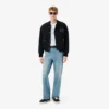 Jeans in denim da uomo a 5 tasche dal taglio ampio Jeans in denim da uomo a 5 tasche dal taglio ampio