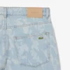 Jeans in denim da uomo a taglio dritto con motivo stampato Jeans in denim da uomo a taglio dritto con motivo stampato