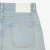 Jeans in denim da uomo a vestibilità dritta con motivo paesaggistico Jeans in denim da uomo a vestibilità dritta con motivo paesaggistico