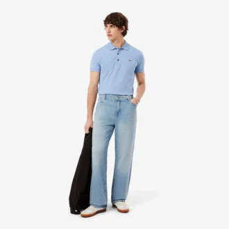 Jeans in denim dalla vestibilità ampia