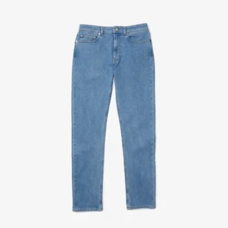 Jeans in denim di cotone elasticizzato slim fit da uomo