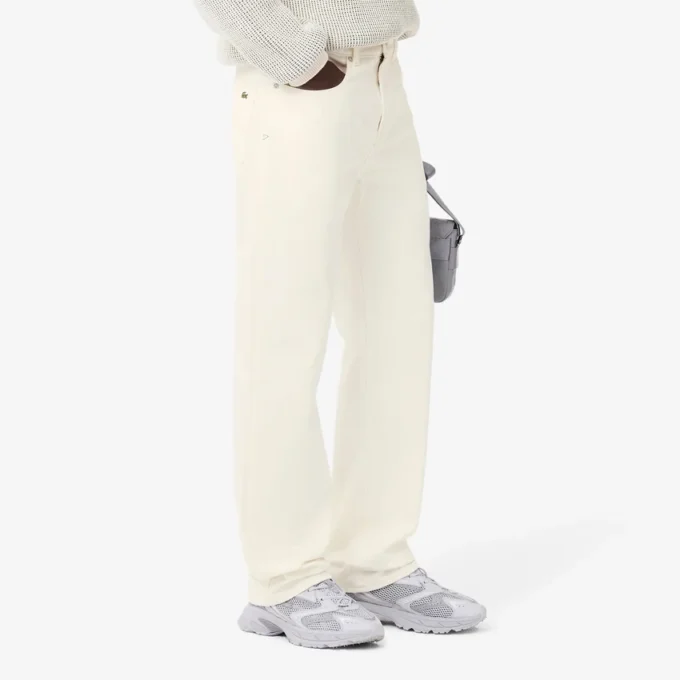 Jeans indaco da uomo a 5 tasche e taglio dritto Jeans indaco da uomo a 5 tasche e taglio dritto