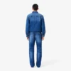 Jeans indaco da uomo a 5 tasche e taglio dritto Jeans indaco da uomo a 5 tasche e taglio dritto