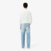 Jeans indaco da uomo a 5 tasche e taglio dritto Jeans indaco da uomo a 5 tasche e taglio dritto