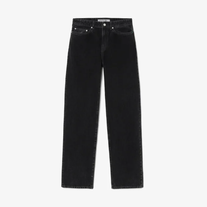 Jeans indaco da uomo a 5 tasche e taglio dritto Jeans indaco da uomo a 5 tasche e taglio dritto