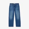 Jeans indaco da uomo a 5 tasche e taglio dritto Jeans indaco da uomo a 5 tasche e taglio dritto