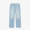Jeans indaco da uomo a 5 tasche e taglio dritto Jeans indaco da uomo a 5 tasche e taglio dritto