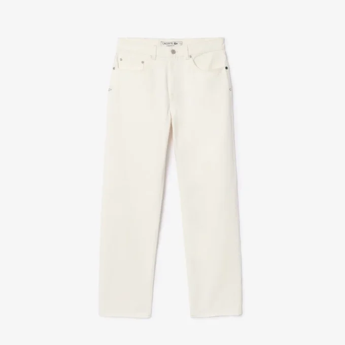 Jeans indaco da uomo a 5 tasche e taglio dritto Jeans indaco da uomo a 5 tasche e taglio dritto