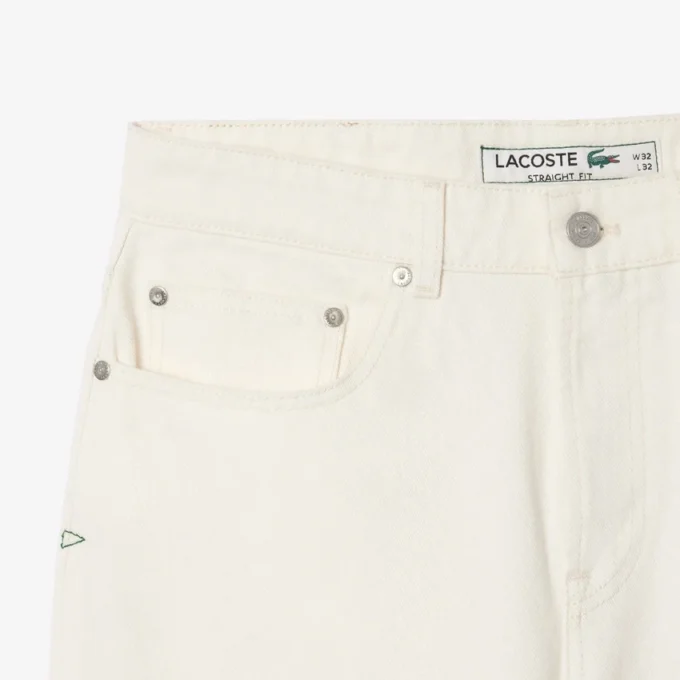 Jeans indaco da uomo a 5 tasche e taglio dritto Jeans indaco da uomo a 5 tasche e taglio dritto