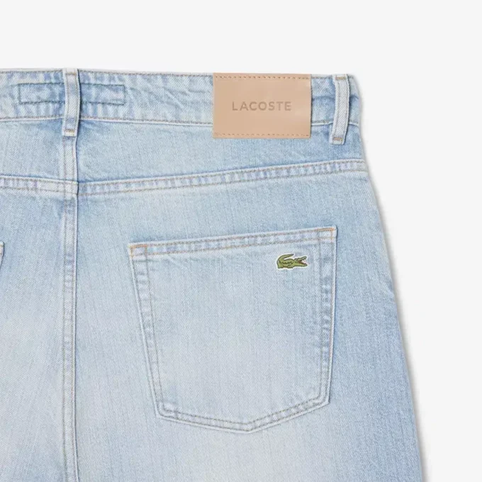 Jeans indaco da uomo a 5 tasche e taglio dritto Jeans indaco da uomo a 5 tasche e taglio dritto