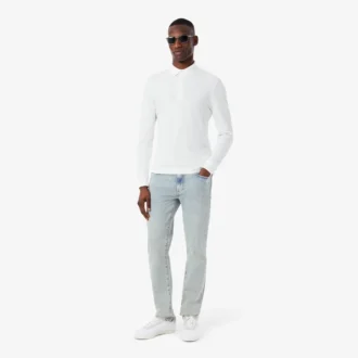 Jeans indaco slim fit a 5 tasche da uomo