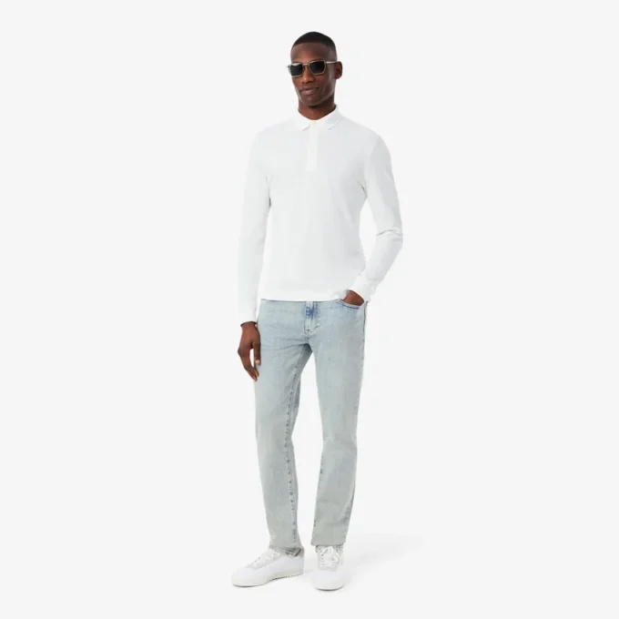 Jeans indaco slim fit a 5 tasche da uomo Jeans indaco slim fit a 5 tasche da uomo