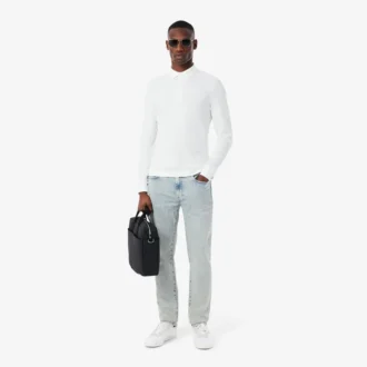 Jeans indaco slim fit a 5 tasche da uomo