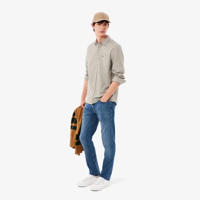 Jeans indaco slim fit a 5 tasche da uomo Jeans indaco slim fit a 5 tasche da uomo