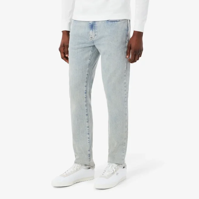 Jeans indaco slim fit a 5 tasche da uomo Jeans indaco slim fit a 5 tasche da uomo