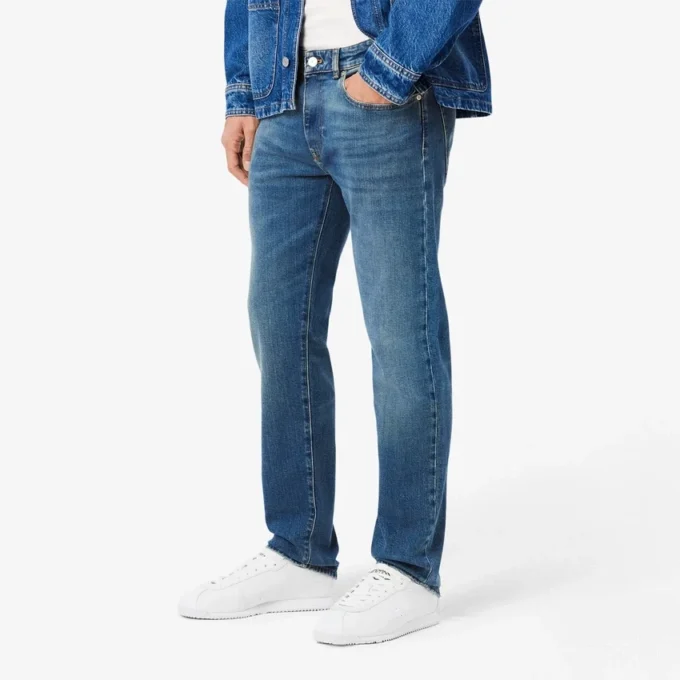 Jeans indaco slim fit a 5 tasche da uomo Jeans indaco slim fit a 5 tasche da uomo