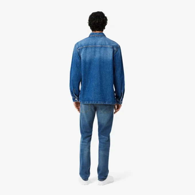 Jeans indaco slim fit a 5 tasche da uomo Jeans indaco slim fit a 5 tasche da uomo
