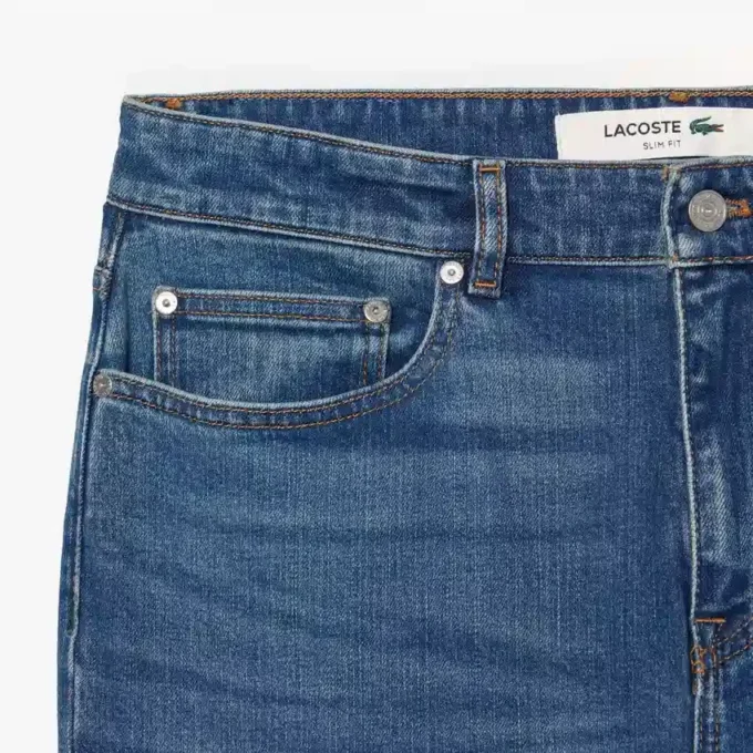 Jeans indaco slim fit a 5 tasche da uomo Jeans indaco slim fit a 5 tasche da uomo