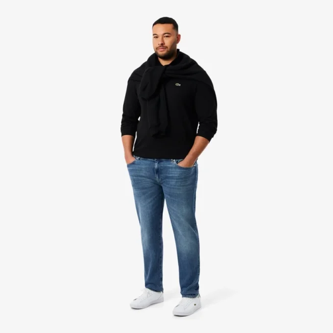 Jeans indaco slim fit a 5 tasche da uomo Jeans indaco slim fit a 5 tasche da uomo