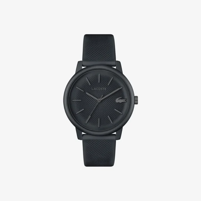 Lacoste.12.12 Orologio a 3 lancette in silicone nero