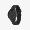 Lacoste.12.12 Orologio a 3 lancette in silicone nero