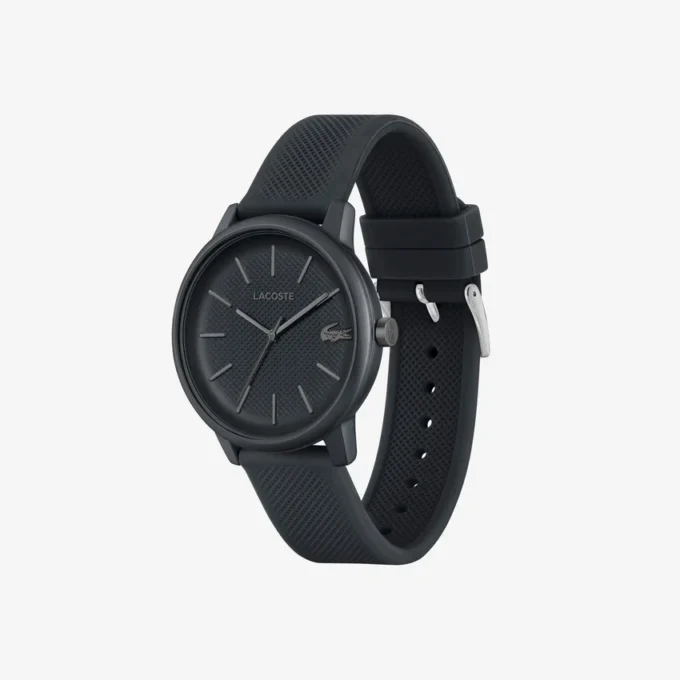 Lacoste.12.12 Orologio a 3 lancette in silicone nero