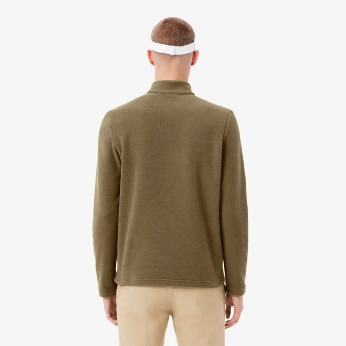 Maglia da golf da uomo in pile con zip a un quarto Maglia da golf da uomo in pile con zip a un quarto