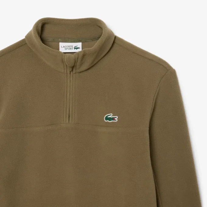 Maglia da golf da uomo in pile con zip a un quarto Maglia da golf da uomo in pile con zip a un quarto