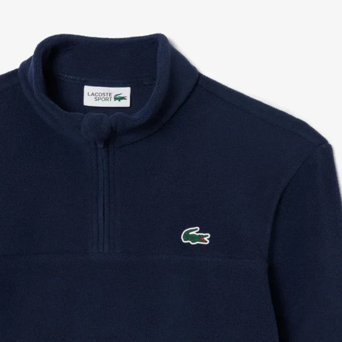 Maglia da golf da uomo in pile con zip a un quarto Maglia da golf da uomo in pile con zip a un quarto