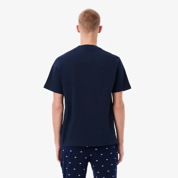 Maglia intima da uomo in cotone con stampa coccodrillo Maglia intima da uomo in cotone con stampa coccodrillo