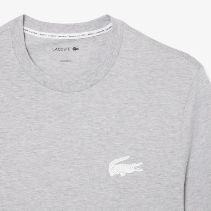 Maglia intima da uomo in cotone con stampa coccodrillo Maglia intima da uomo in cotone con stampa coccodrillo