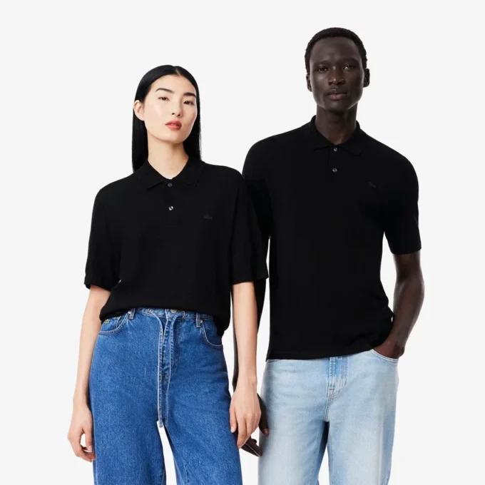 Maglia polo unisex a maniche corte in lana merino Maglia polo unisex a maniche corte in lana merino