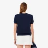 Maglione a maniche corte in maglia 3D Maglione a maniche corte in maglia 3D