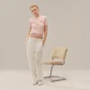 Maglione a maniche corte in maglia 3D Maglione a maniche corte in maglia 3D