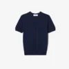 Maglione a maniche corte in maglia 3D Maglione a maniche corte in maglia 3D