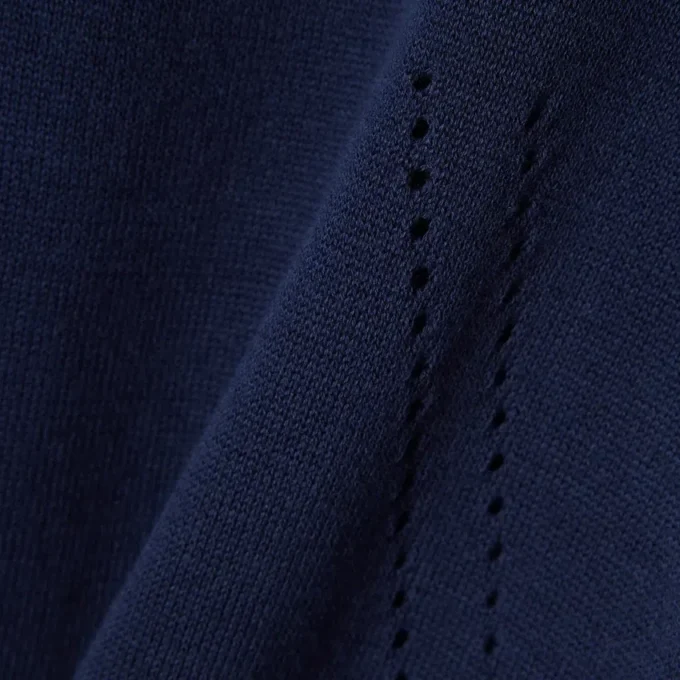 Maglione a maniche corte in maglia 3D Maglione a maniche corte in maglia 3D