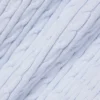 Maglione a righe con collo a polo e lavorazione a trecce Maglione a righe con collo a polo e lavorazione a trecce