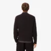 Maglione con badge in maglia a coste perlata Maglione con badge in maglia a coste perlata