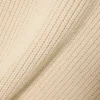 Maglione con collo a polo a coste perlate e dettaglio badge Maglione con collo a polo a coste perlate e dettaglio badge